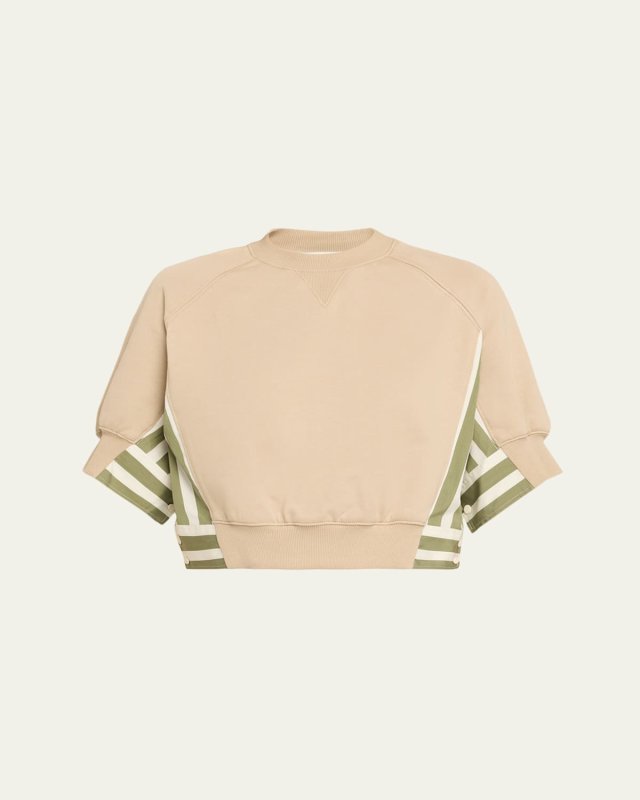 Cropped Combo Sweatshirt